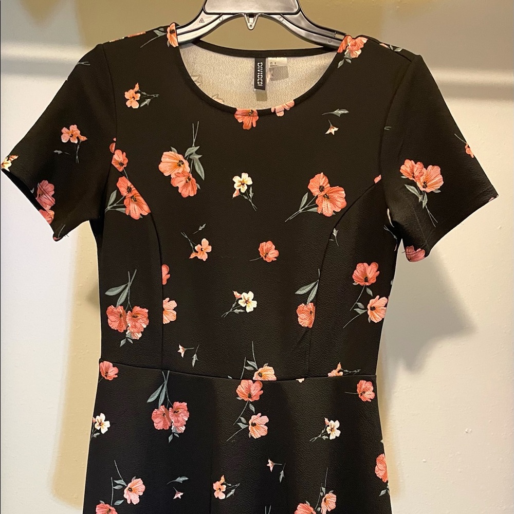 Black Floral Dress